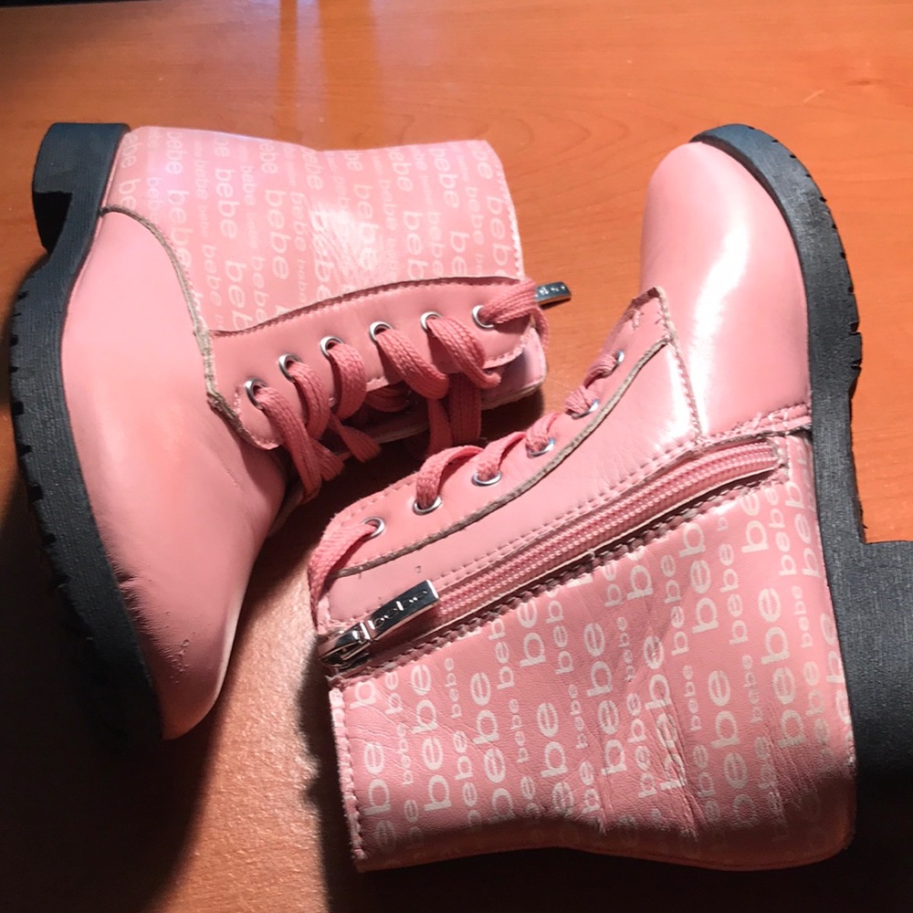 Bebe Girls pink boots size 13